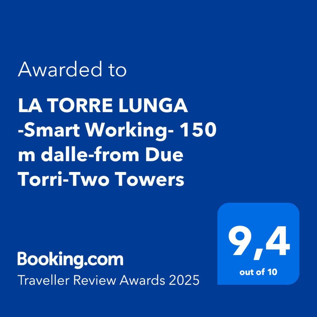 La Torre Lunga -Smart Working- 150 M Dalle-From Due Torri-Two Towers Boloňa Exteriér fotografie